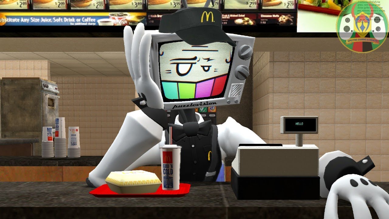 Mr. Puzzles Gets A Job At McDonalds (GMOD Animation)