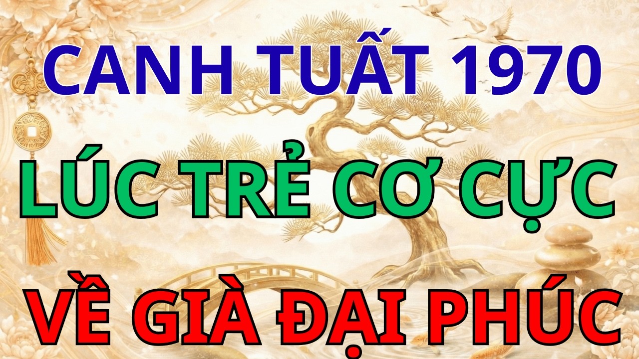 Canh Tuất 1970: Hết Thời Gian Khó, Gánh Nặng Lùi Xa – Trời Ban Lộc Vàng, Hậu Vận Rực Rỡ.