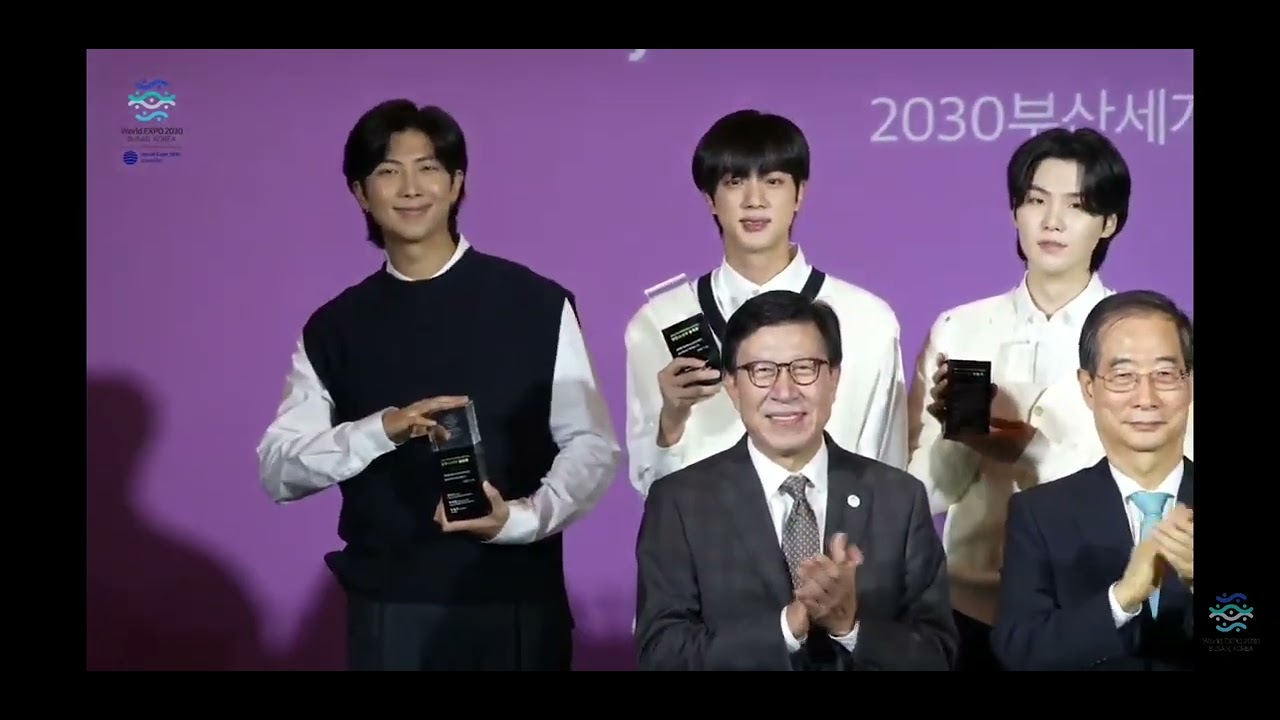 [BTS] 220719 CEREMONY _ Honorary Ambassador for the World EXPO 2030 BUSAN