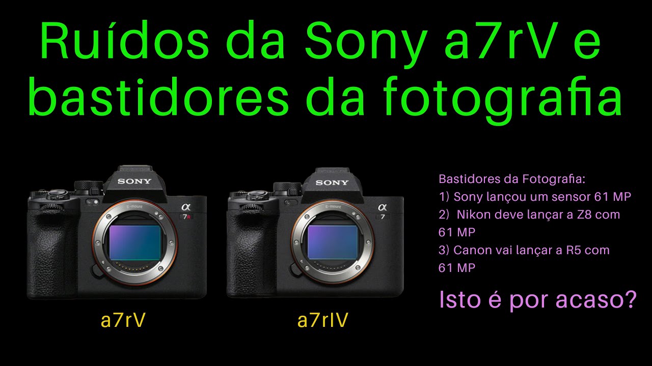 Ruídos da Sony a7rV e bastidores da fotografia