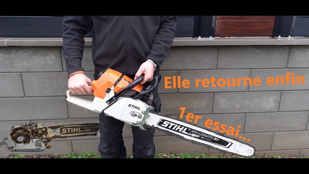 Casse du carter moteur sur la STIHL ms461🔧, comment le changer rapidement...