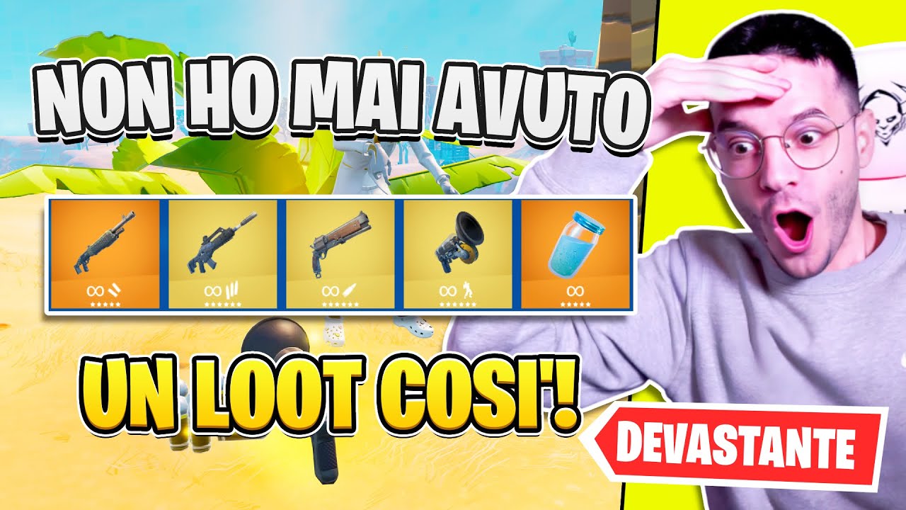 MAI AVUTO UN LOOT COSI' DEVASTANTE! su Fortnite #fortnite #fortniteita #smi_ii
