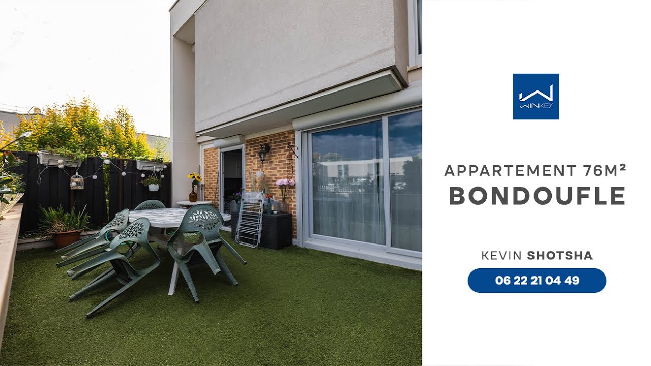Appartement duplex de 76m² à BONDOUFLE (91)