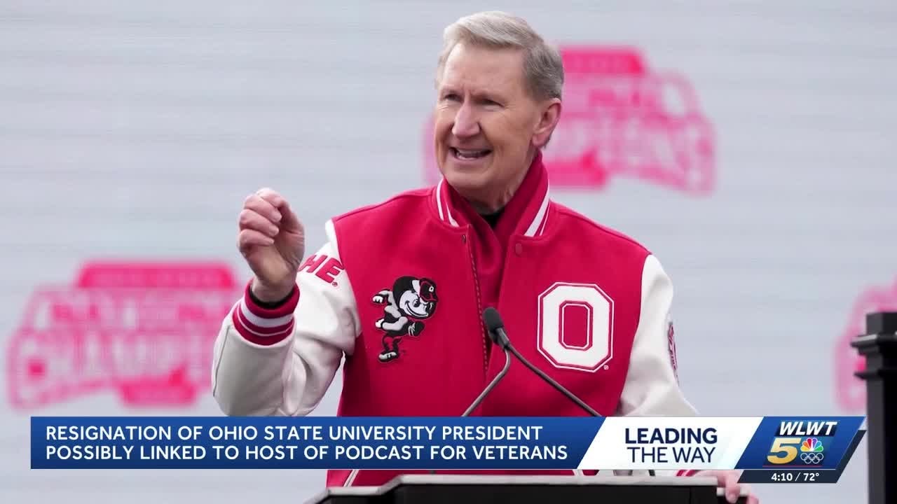 Resignation of Ohio State University president could be linked to podcast host