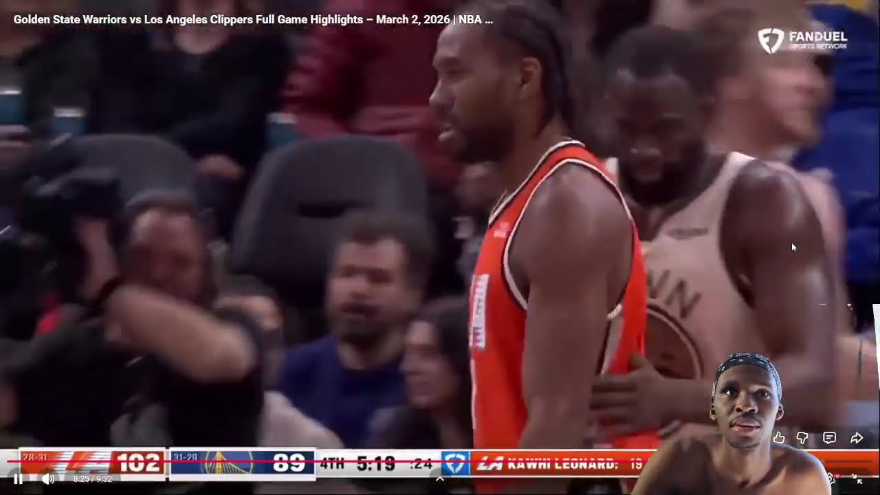 Again , why ME? Warriors VS Clippers | BEST #mosesmoody FAN reacts | #stephcurry da #nba GOAT