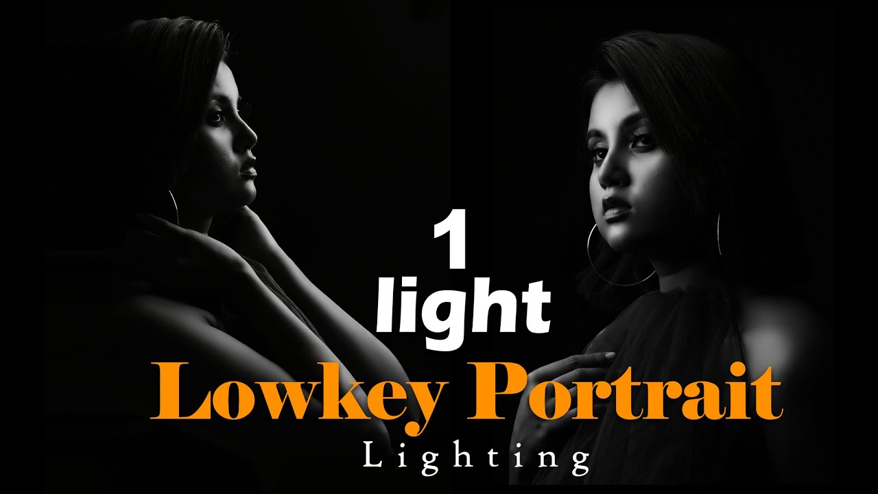 Single light lowkey portrait lighting. #bengaliphotographytutorial #studioportraits