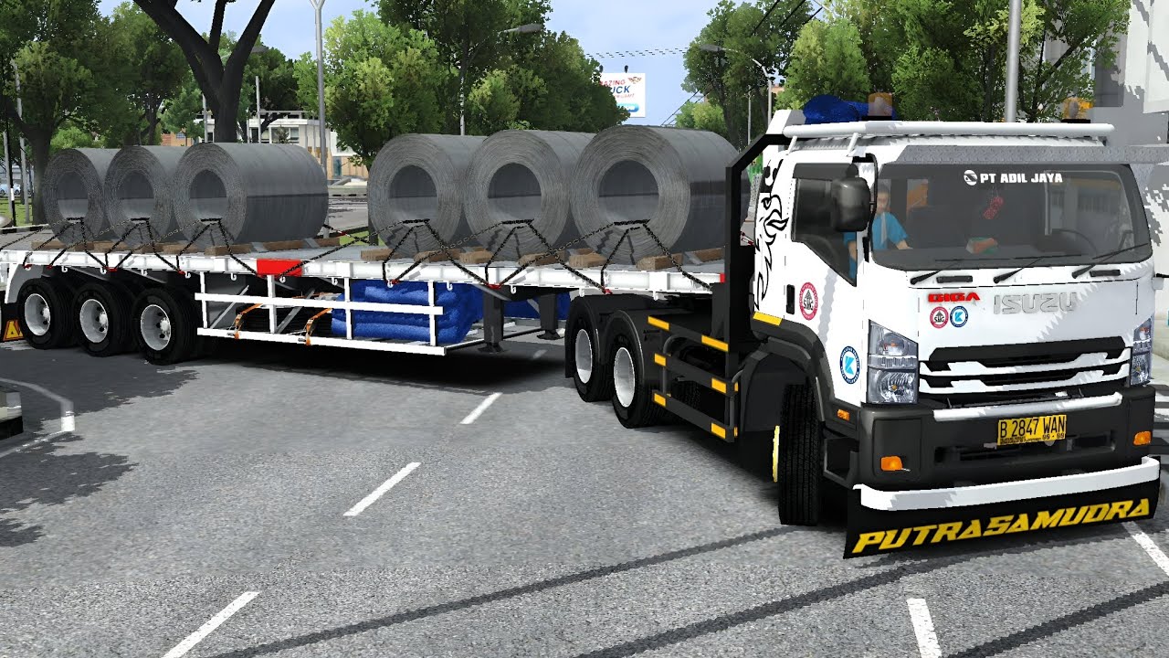 Share Mod | ISUZU GIGA TRAILER COIL | Bussid Mod