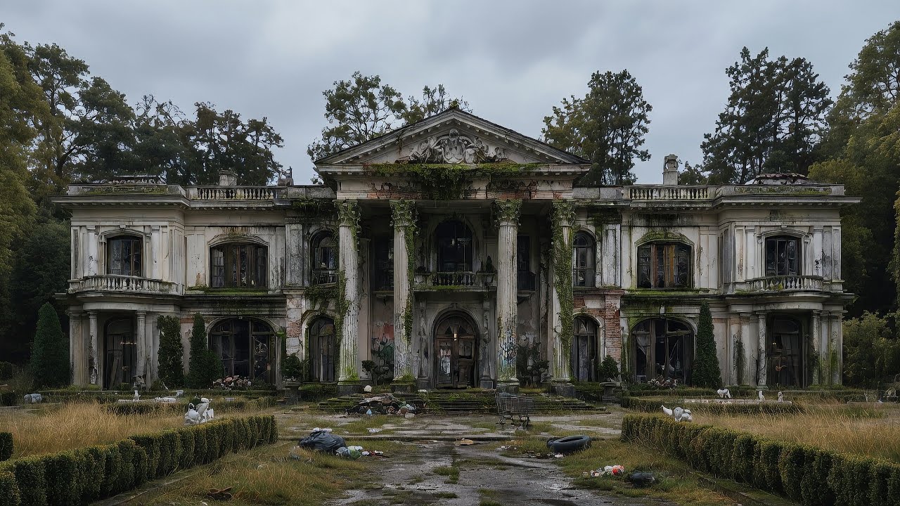 Abandoned Mansion Turned into Luxury Interiors and stunning room design