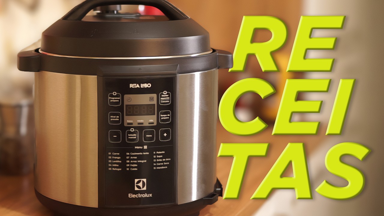 Panela de Pressão Elétrica Electrolux Experience Rita Lobo Unboxing, Receitas e primeiras impressões