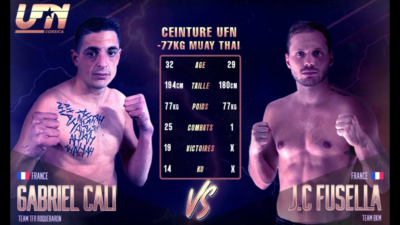 Jean Charles FUSELLA vs Gabriel CALI By @vxstv #ufn #corse #ko #Ghisonaccia