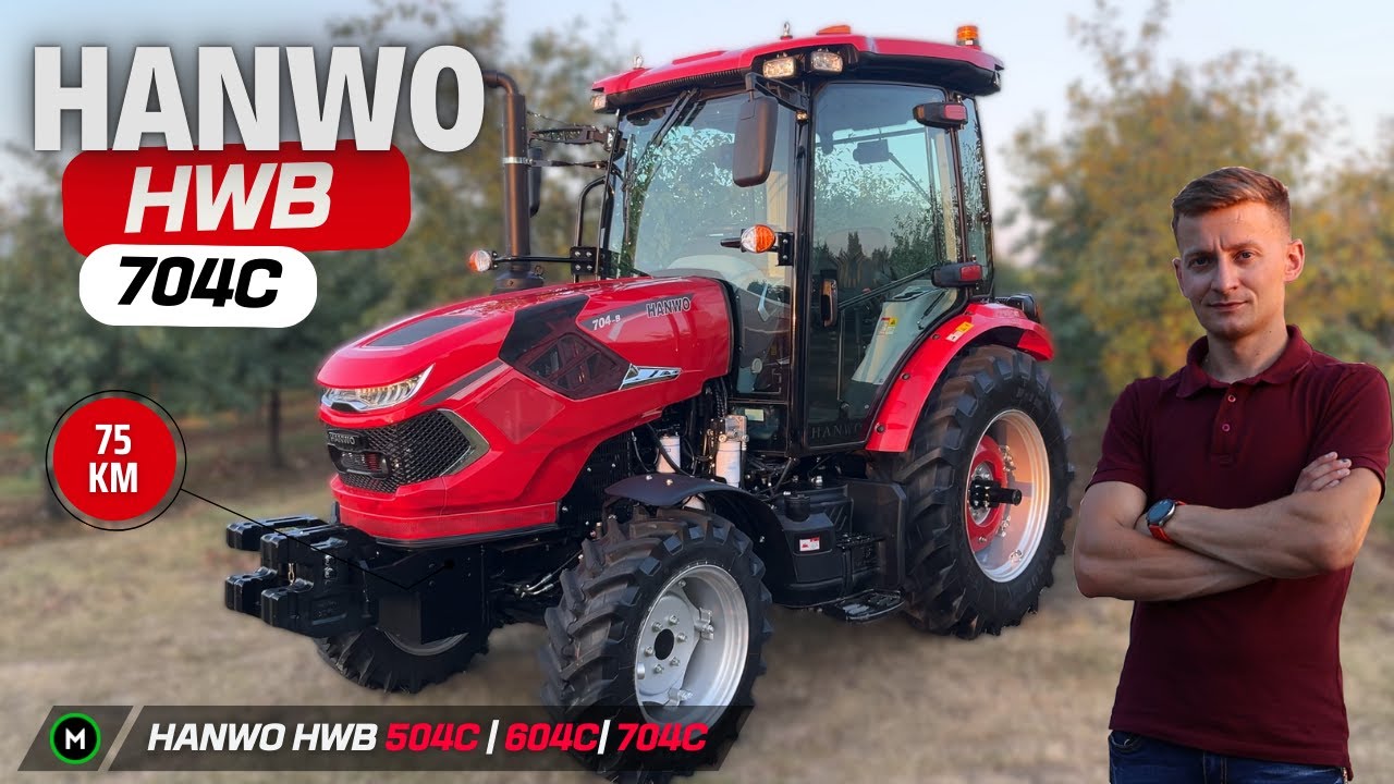 HANWO HWB 704C - niepozorny i ciekawy ciągnik o mocy 75 KM | Prezentacja / test ciągnika [PL / ENG]