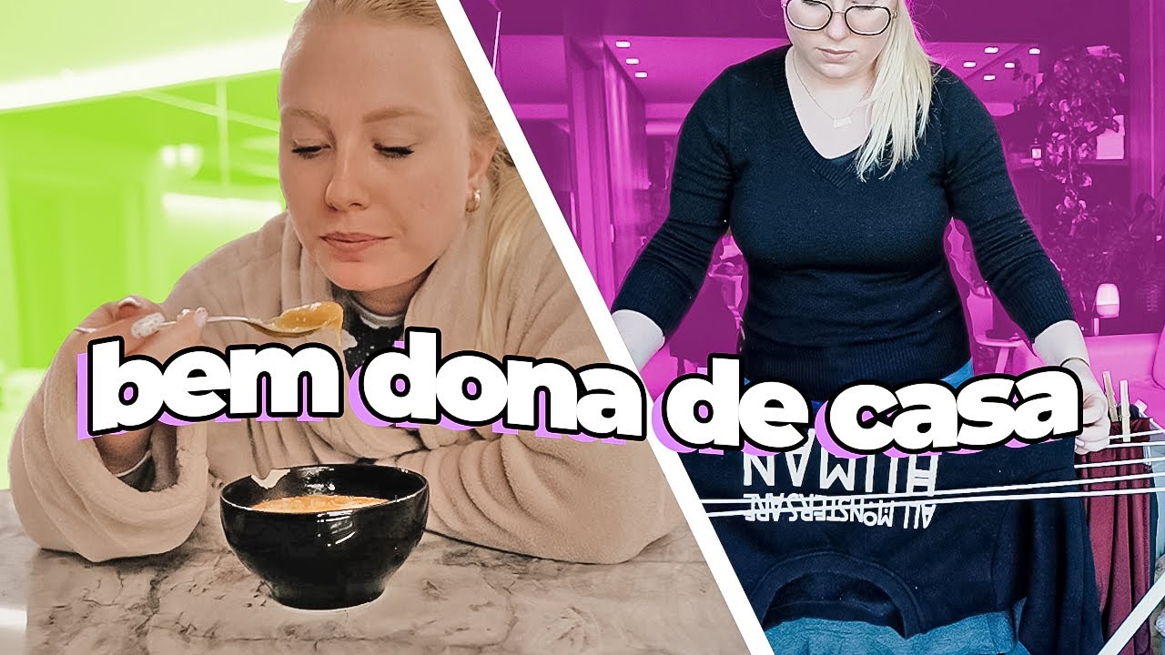 ORGANIZANDO A CASA: Cozinhando, lavando roupa e falando sobre a importância de ter ajuda em casa