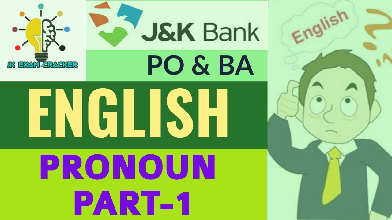 Lec -05| Pronoun | JKBANK | JKBANKPO |JKBANKCLERK | IBPS |