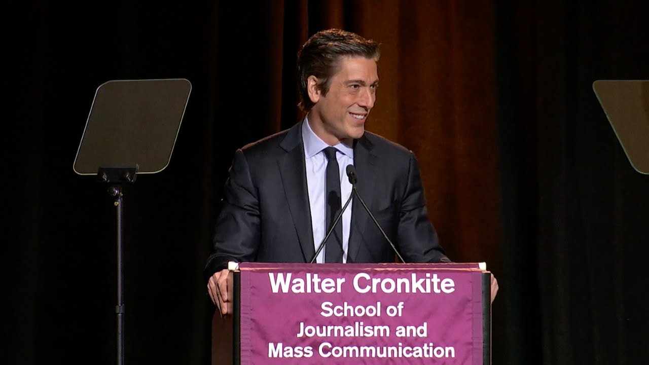 David Muir's Acceptance Speech - Walter Cronkite Award for Excellence in Journalism