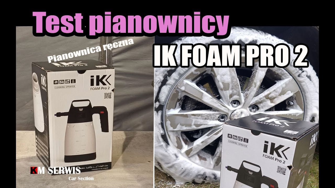 Pianownica ręczna IK FOAM PRO 2 czy daje radę ? #pianownicareczna #test #aktywnapiana #mycieauta