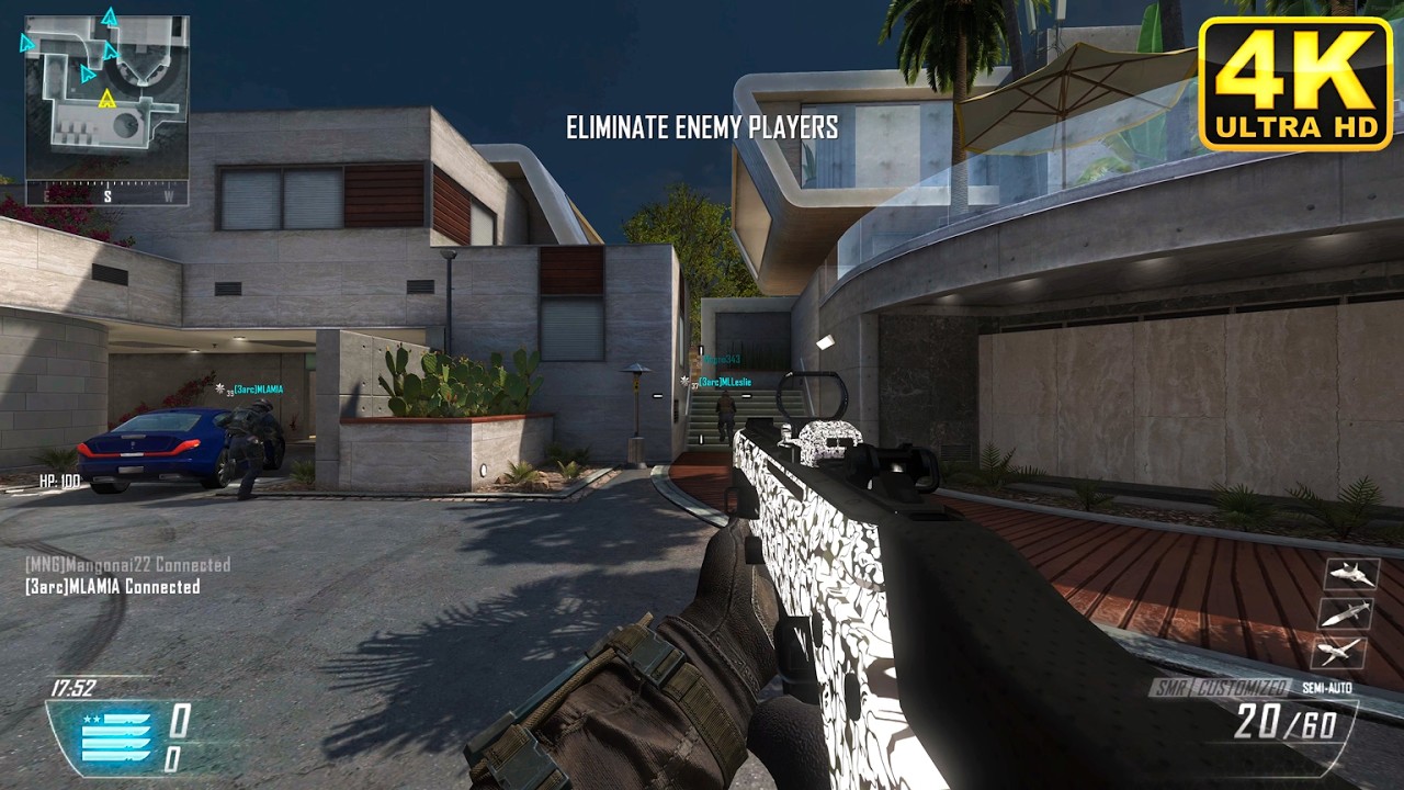 CoD Black Ops 2 Custom Camo SMR Multiplayer Gameplay 2026 [4K 60FPS]