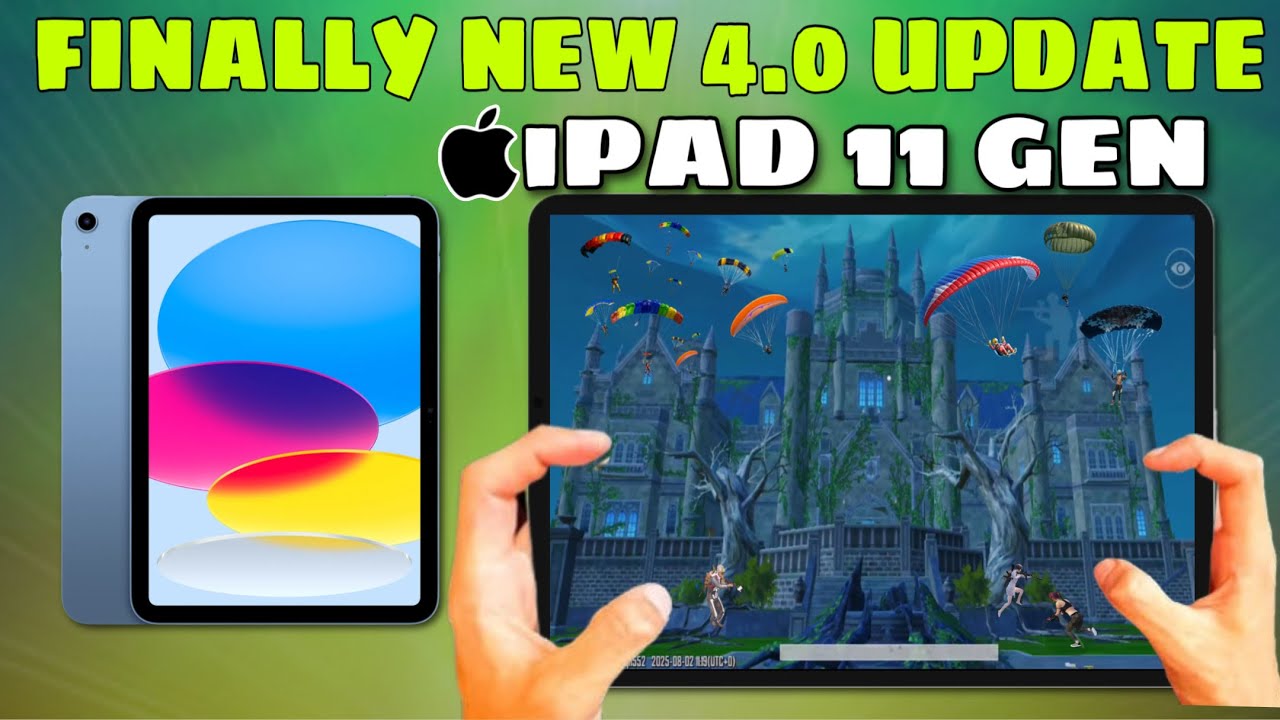 🔥 iPad 11 Gen PUBG/BGMI 4.0 Update ⚡ Ultra Smooth 120 FPS Lag-Free Gameplay Test 2025