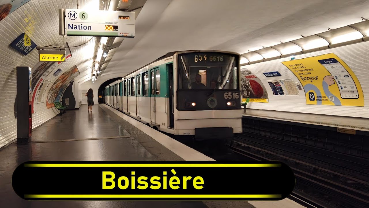 Metro Station Boissi&egrave;re - Paris 🇫🇷 - Walkthrough 🚶