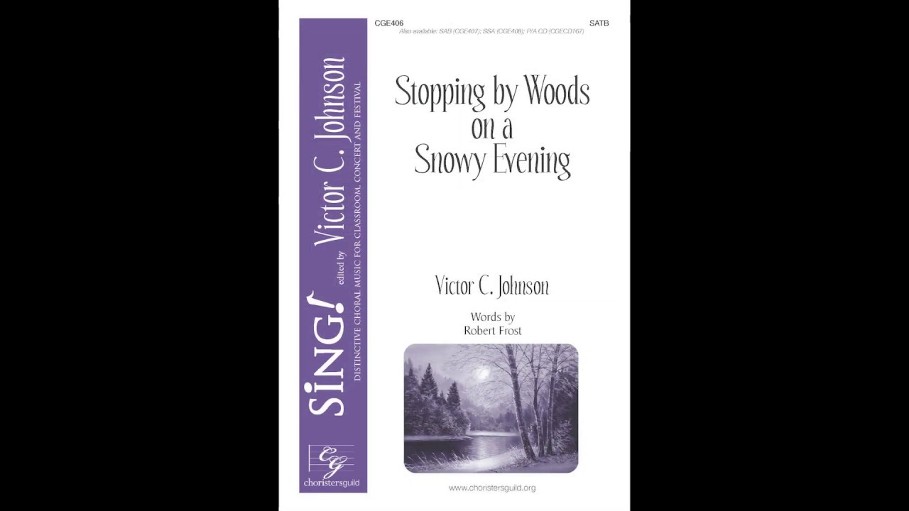 CGE406 Stopping By Woods On A Snowy Evening - Victor C. Johnson