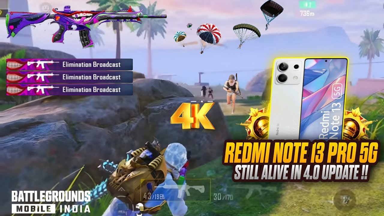 Redmi note 13 pro Still Alive in 4.0 Update 🔥🔱|| Redmi note 13 pro bgmi test in 2025🔱