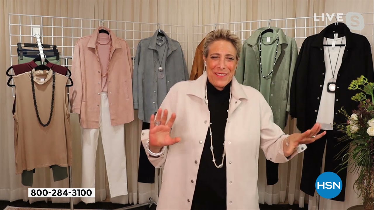 WynneLayers Stretch Faux Suede Shirt Jacket