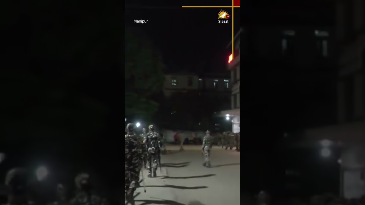 Crowd dispersed with tear gas at Imphal East mortuary amid tense Manipur situation