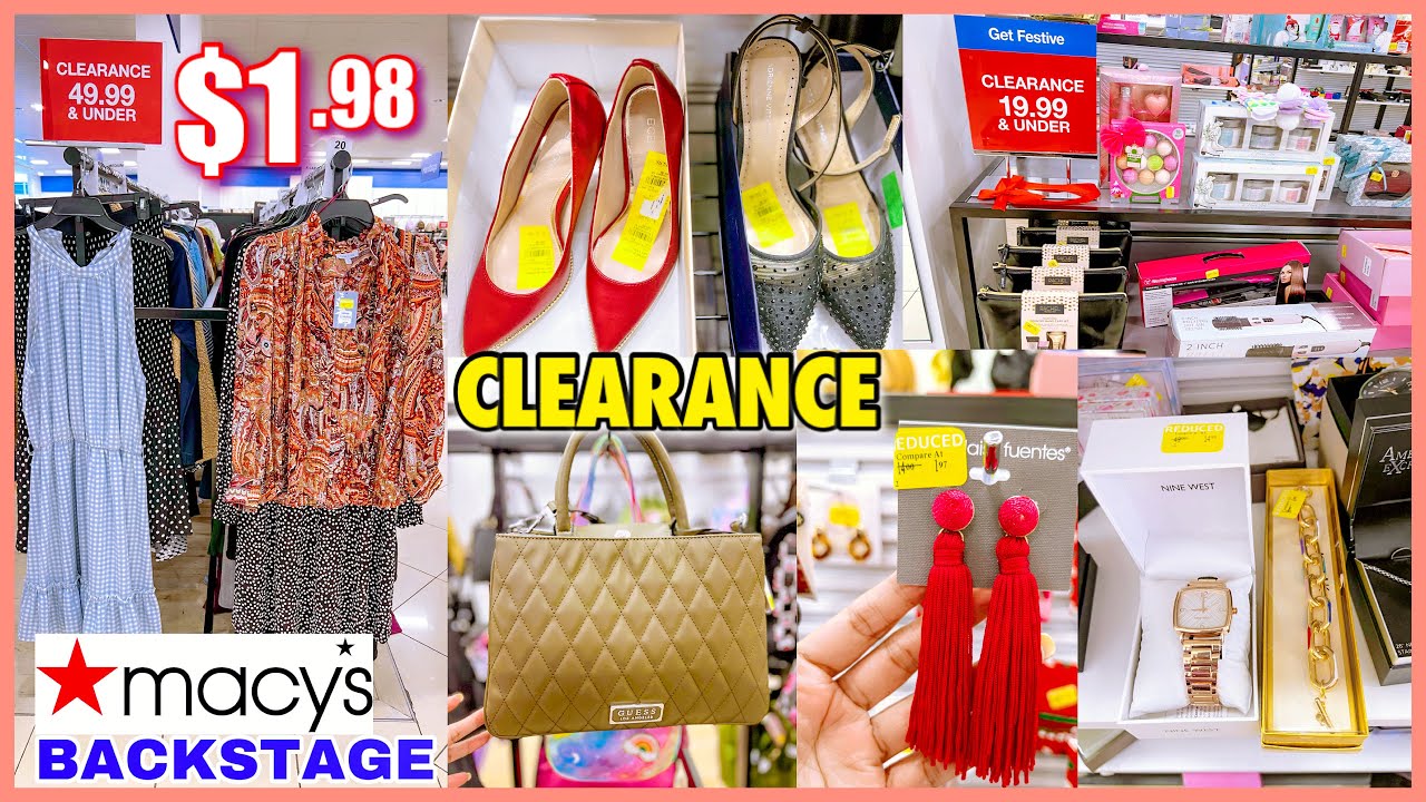 ★MACY'S BACKSTAGE CLEARANCE SALE AS LOW AS $1.98😮‼️MACY'S CLEARANCE SALE‼️ | MACY'S SHOP WITH ME❤︎