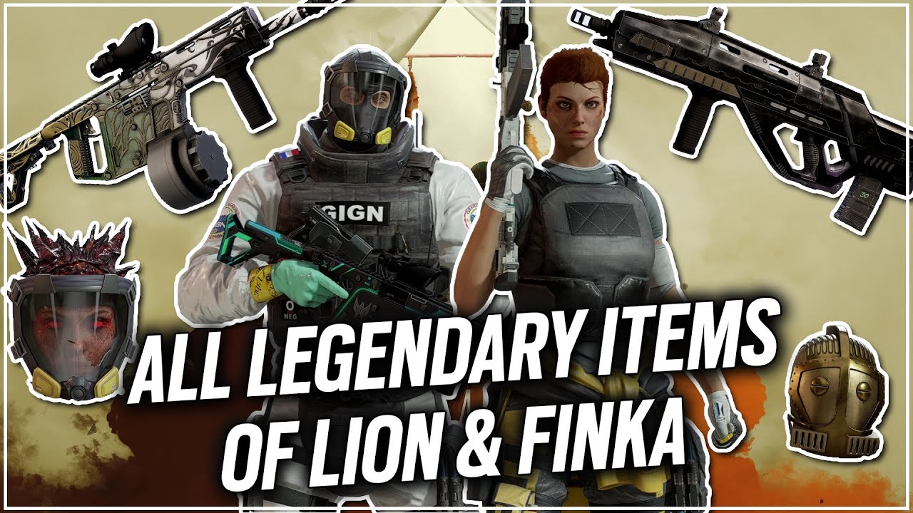 All Legendary Items of Lion and Finka - Operation Chimera - Rainbow Six Siege