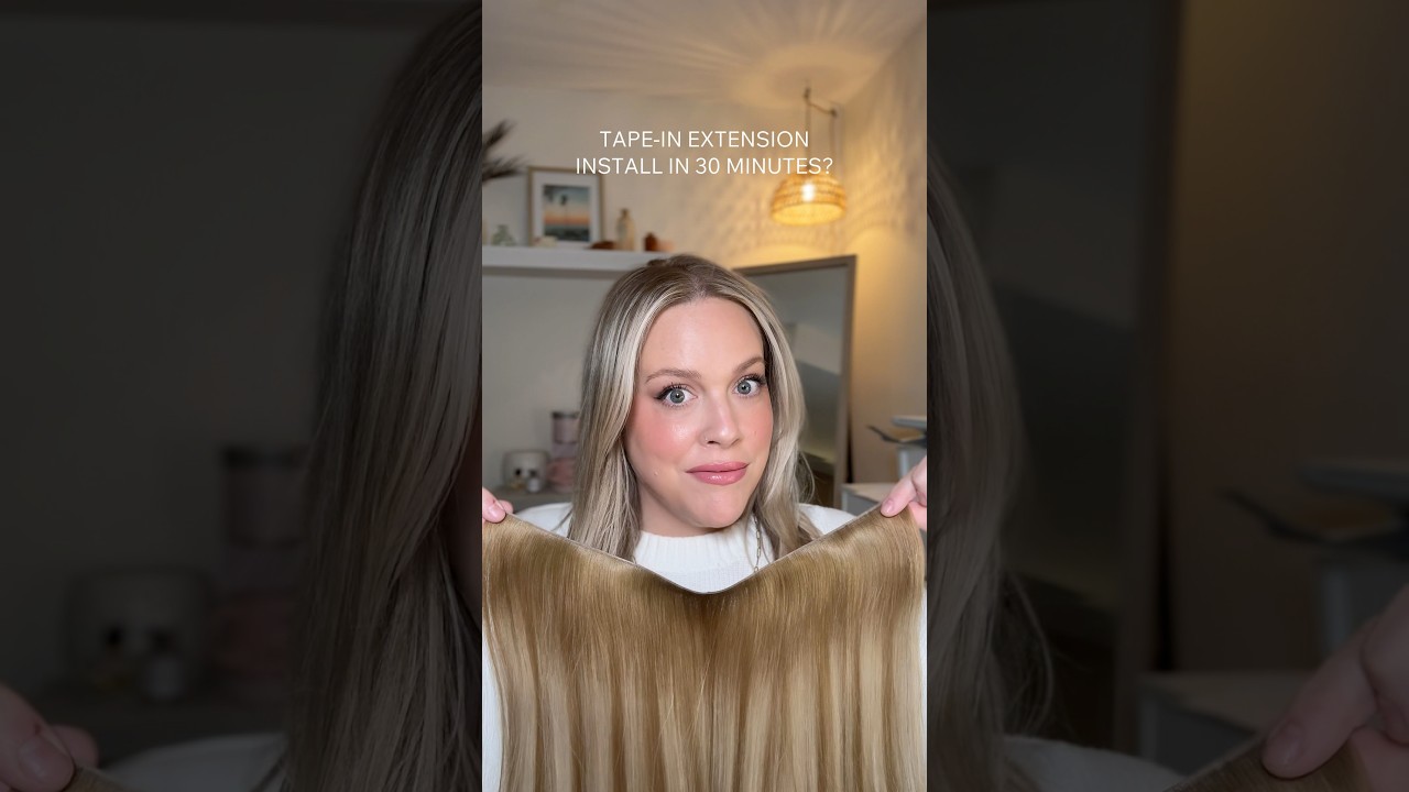 DIY Tape-in Extensions in 30 Minutes?!