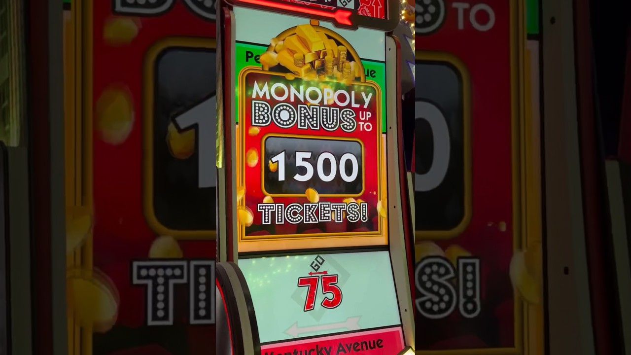 The SECRET to Winning the Giant Monopoly Arcade Game? #shorts #arcade #monopoly