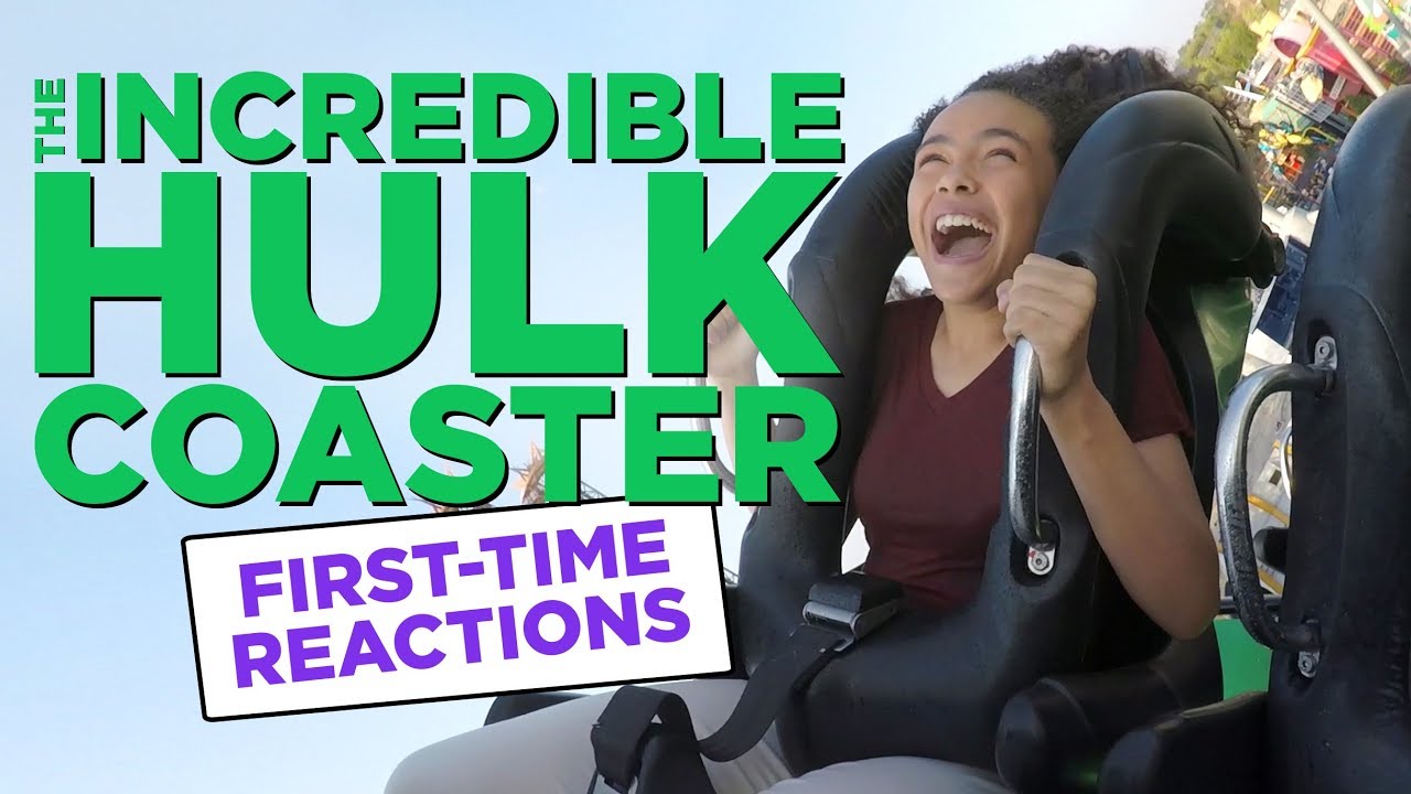 The Incredible Hulk Coaster: First-Time Reactions