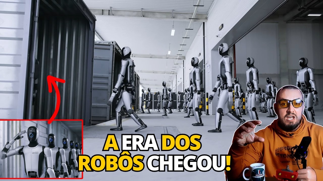 VEJA O VÍDEO! Exército de Robôs Chineses Marcha em Entrega Futurista | Humanoides se tornam AVATAR