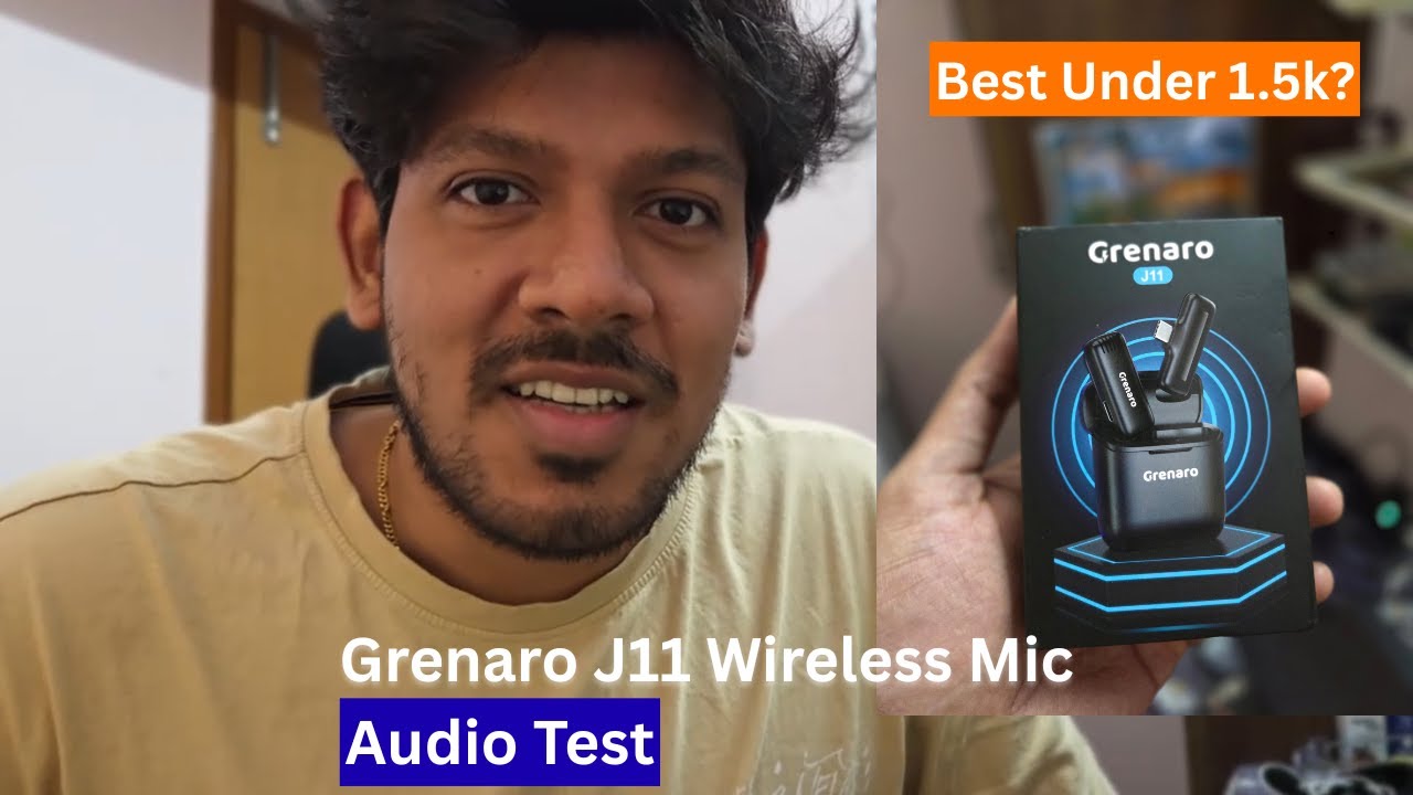 Grenaro J11 Wireless Microphone Review | Best Budget Wireless Mic for YouTube & Vlogging 2025