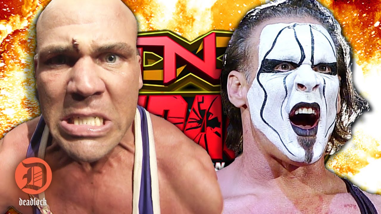 Sting Kurt Angle Empty Arena Match in TNA - DEADLOCK Podcast Retro Review