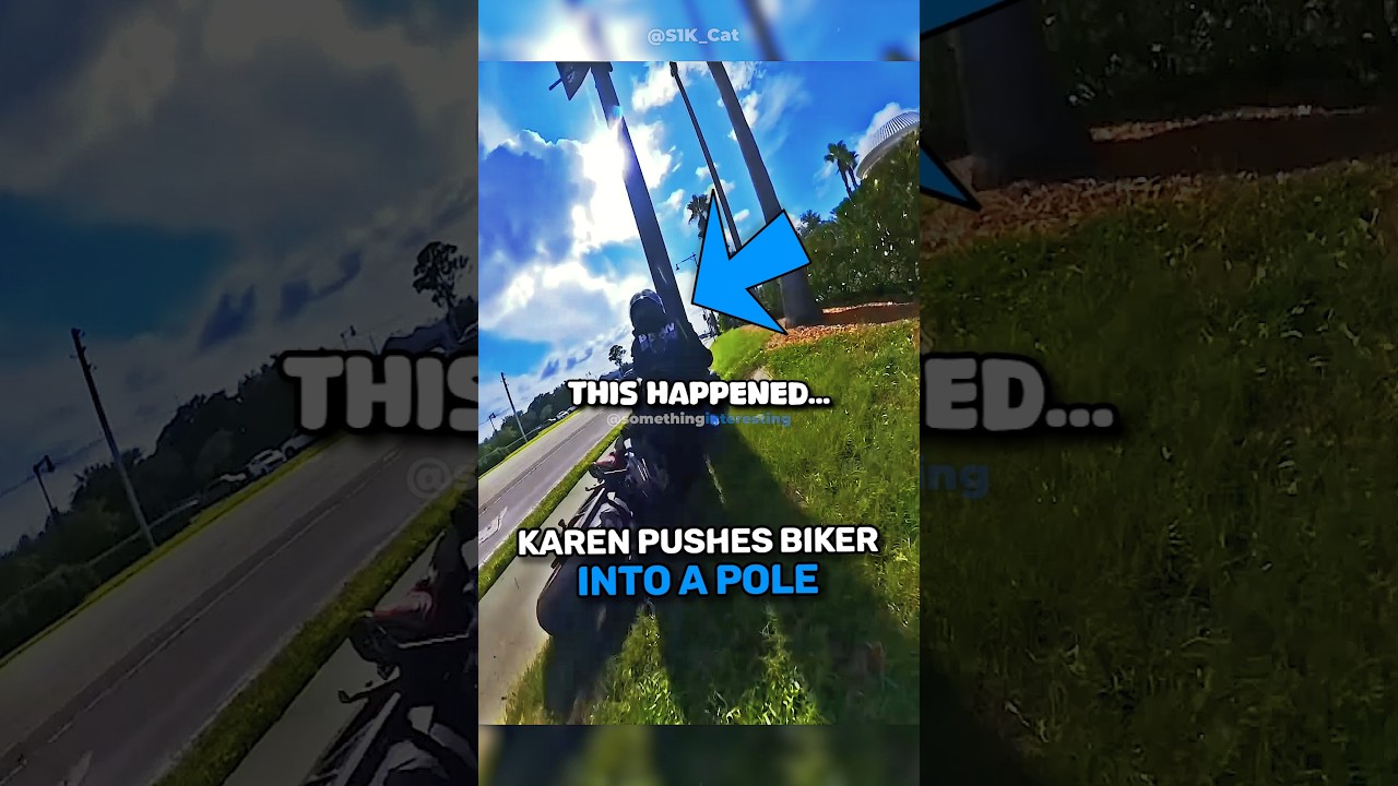 Car HIT the Biker — and Karen BLAMED HIM! 🤯 