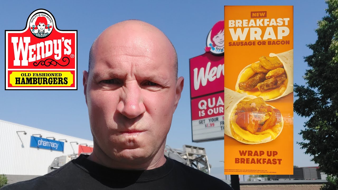 Wendy's New Breakfast Wraps! (Sausage & Bacon)