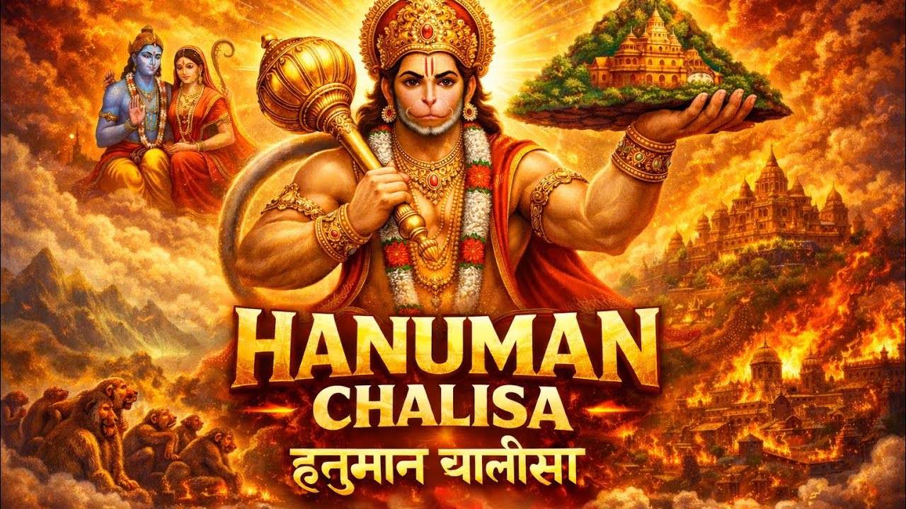 Powerfull Hanuman Chalisa!! #hanumanchalisa #hanuman #rambhakt #hindugod #spirituality #god #song