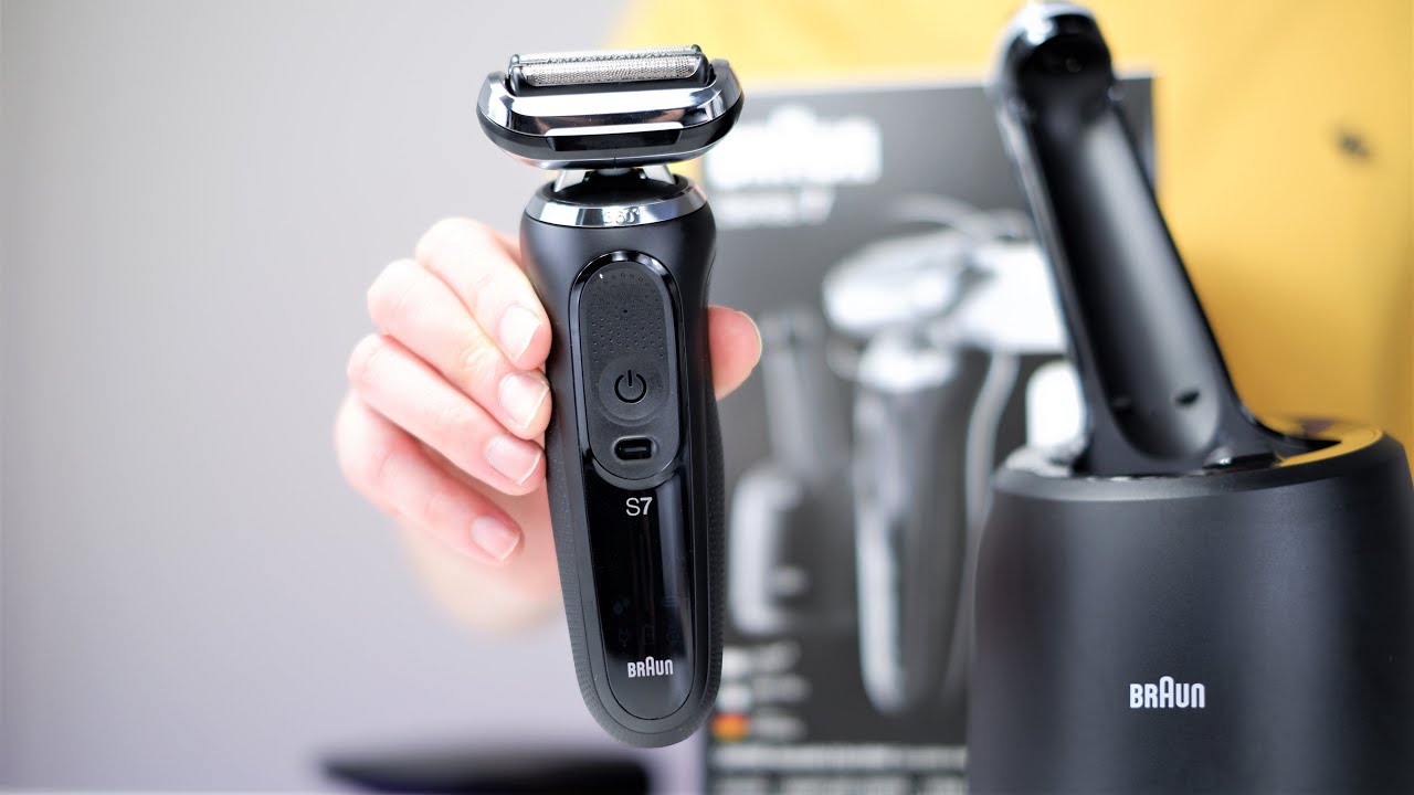 Braun Electric Razor Series 7 7085cc Wet & Dry Shaver Unboxing [4k60p]