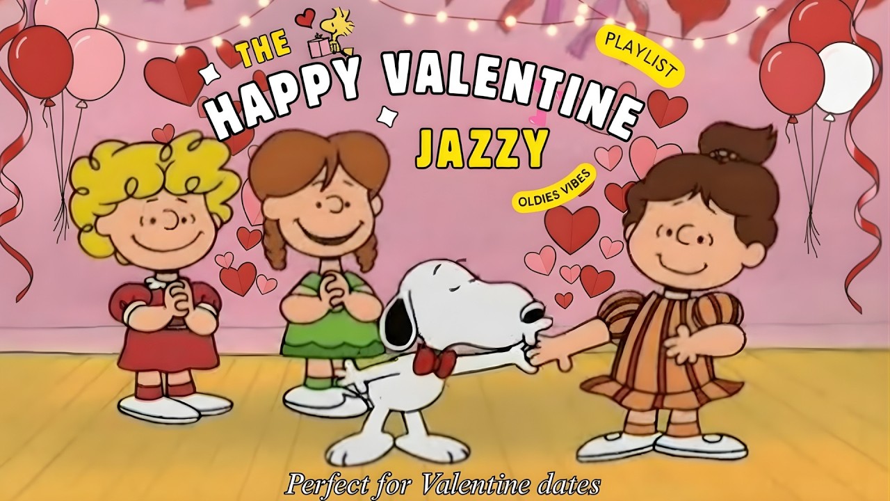 [𝐩𝐥𝐚𝐲𝐥𝐢𝐬𝐭] Love & Swing Jazz with Snoopy ❤️✨ Old School Dance Tunes for Valentine’s Day