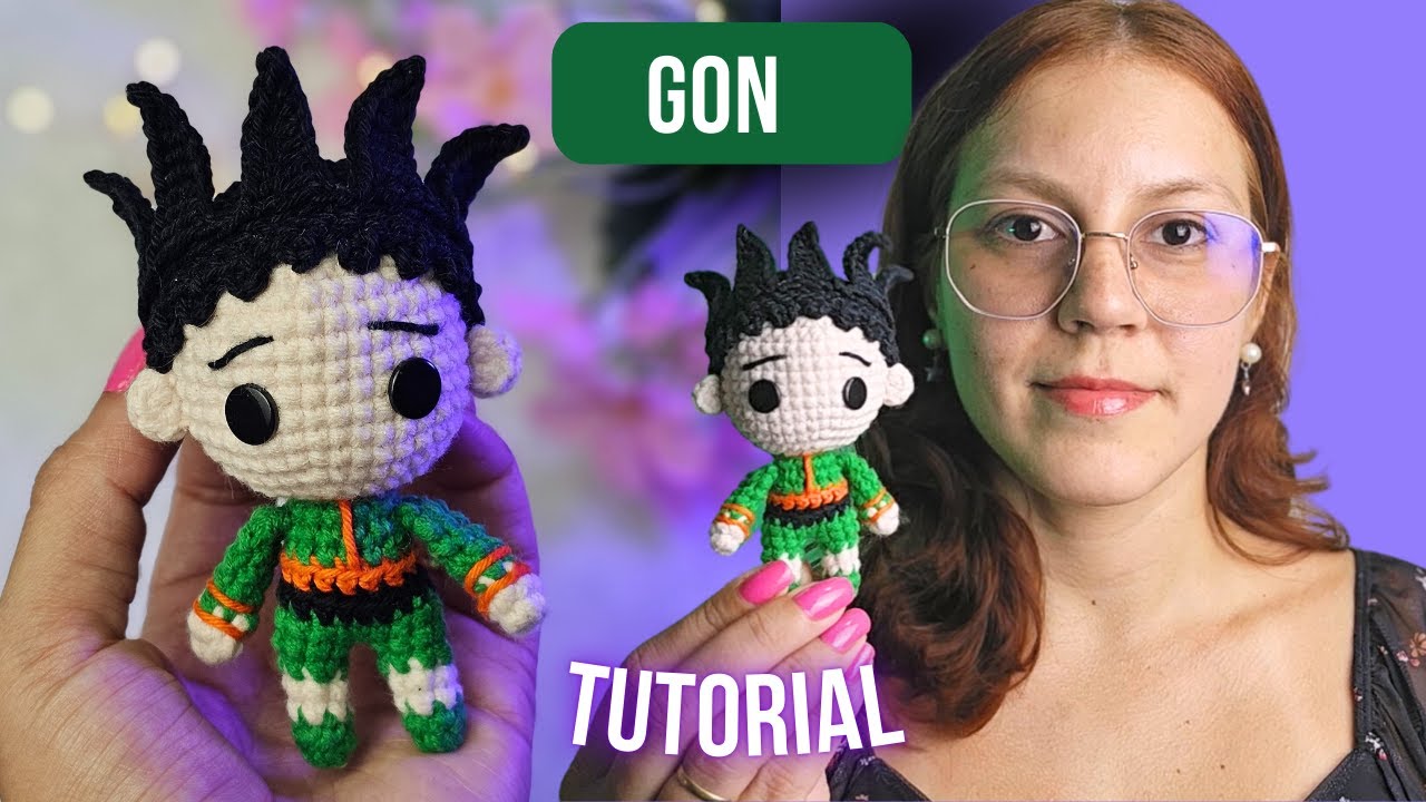 GON FREECSS (Hunter x Hunter) • Amigurumi tutorial | Notivagar