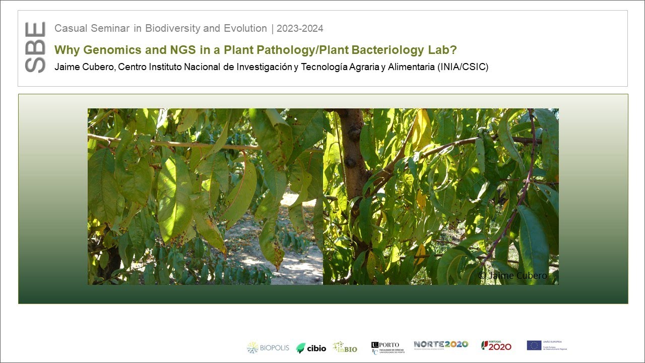 Webinar: Why Genomics and NGS in a Plant Pathology/Plant Bacteriology Lab?