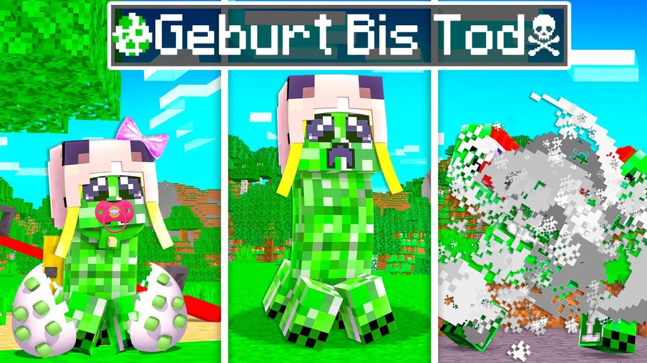 GEBURT bis TOD EINES CREEPERS ✿ Minecraft [Deutsch/HD]