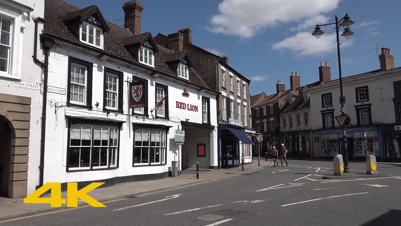 Horncastle Walk: Town Centre【4K】