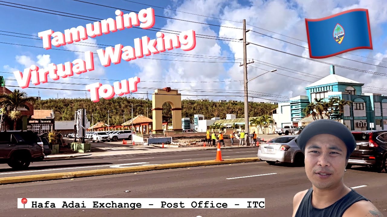 [4K] Tamuning Virtual Walking Tour 🇬🇺 Guam | Hafa Adai Exchange - ITC Intersection