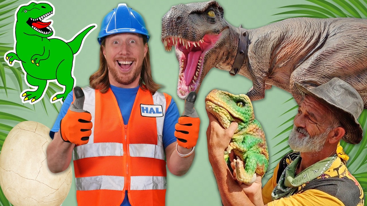 🦕Dinosaur Adventure with Handyman Hal 🦖 T-Rex, Triceratops, and Dinosaur Egg Hatching
