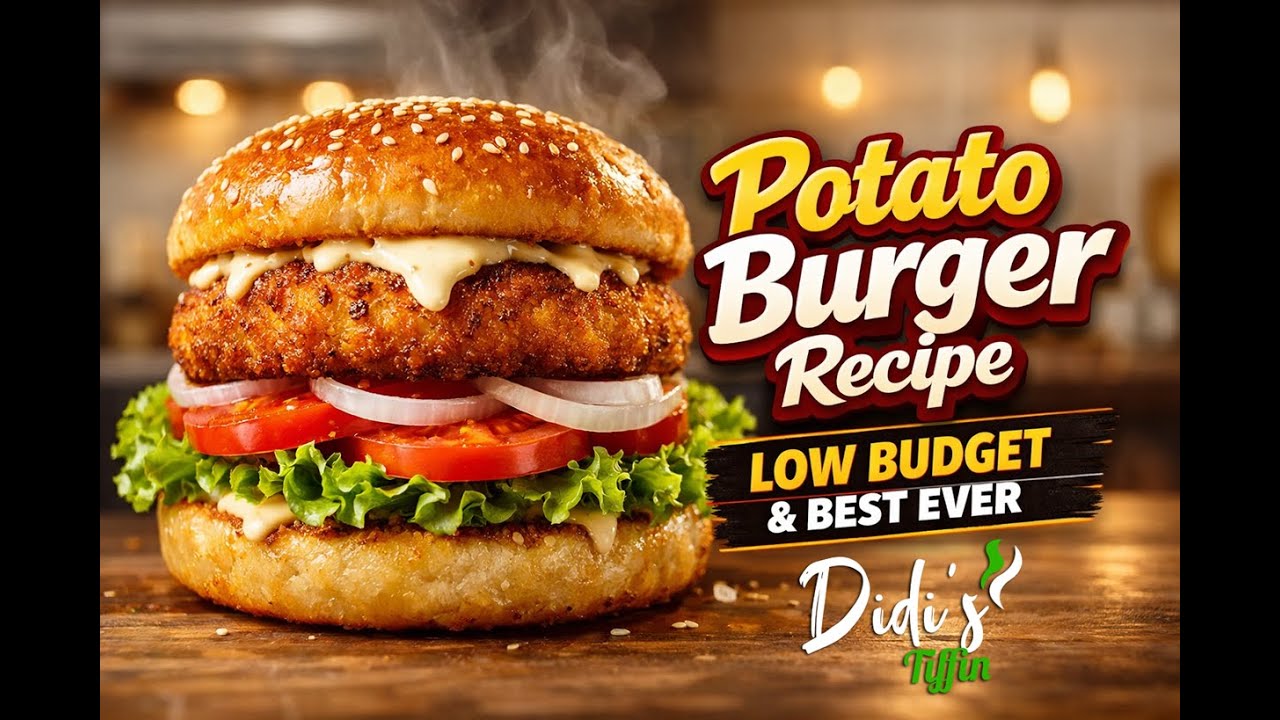Potato Burger Recipe | Low Budget & Best Ever