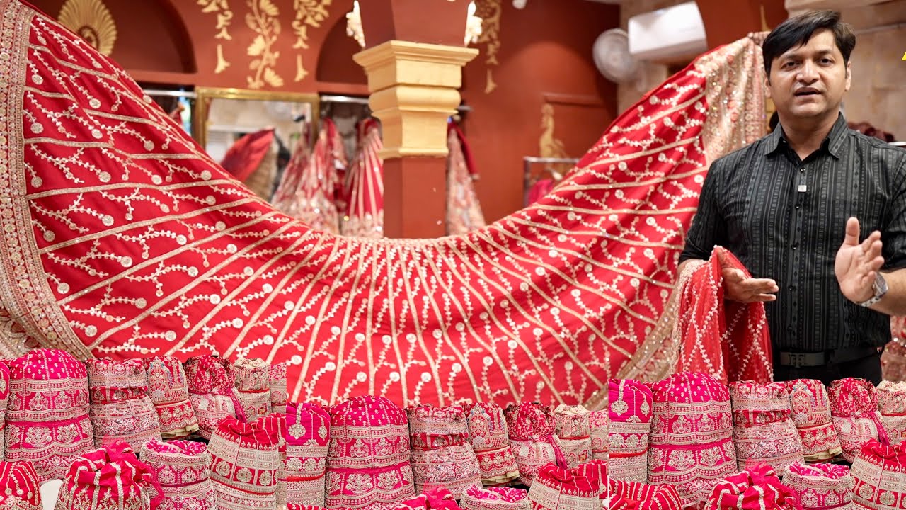 2026 Bridal Lehenga Shop in Chandni chowk | Handwork Lehenga Designs