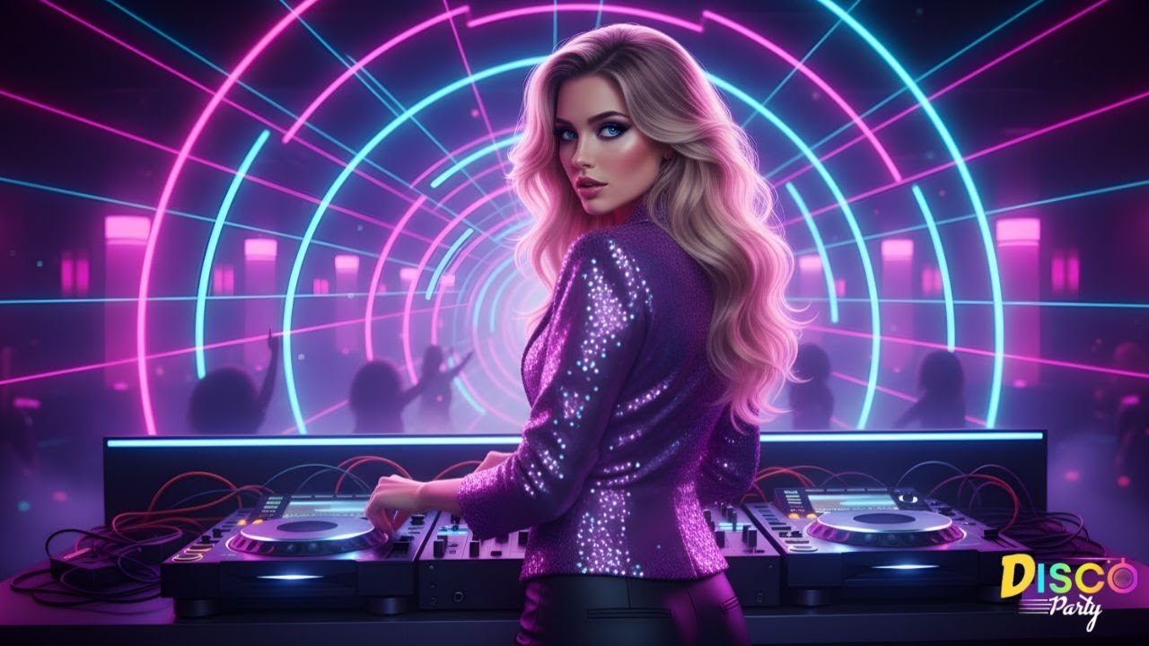 Top 20 Disco Dance Hits 80s & 90s 💿 Best Euro Disco Songs | Midnight Neon Party