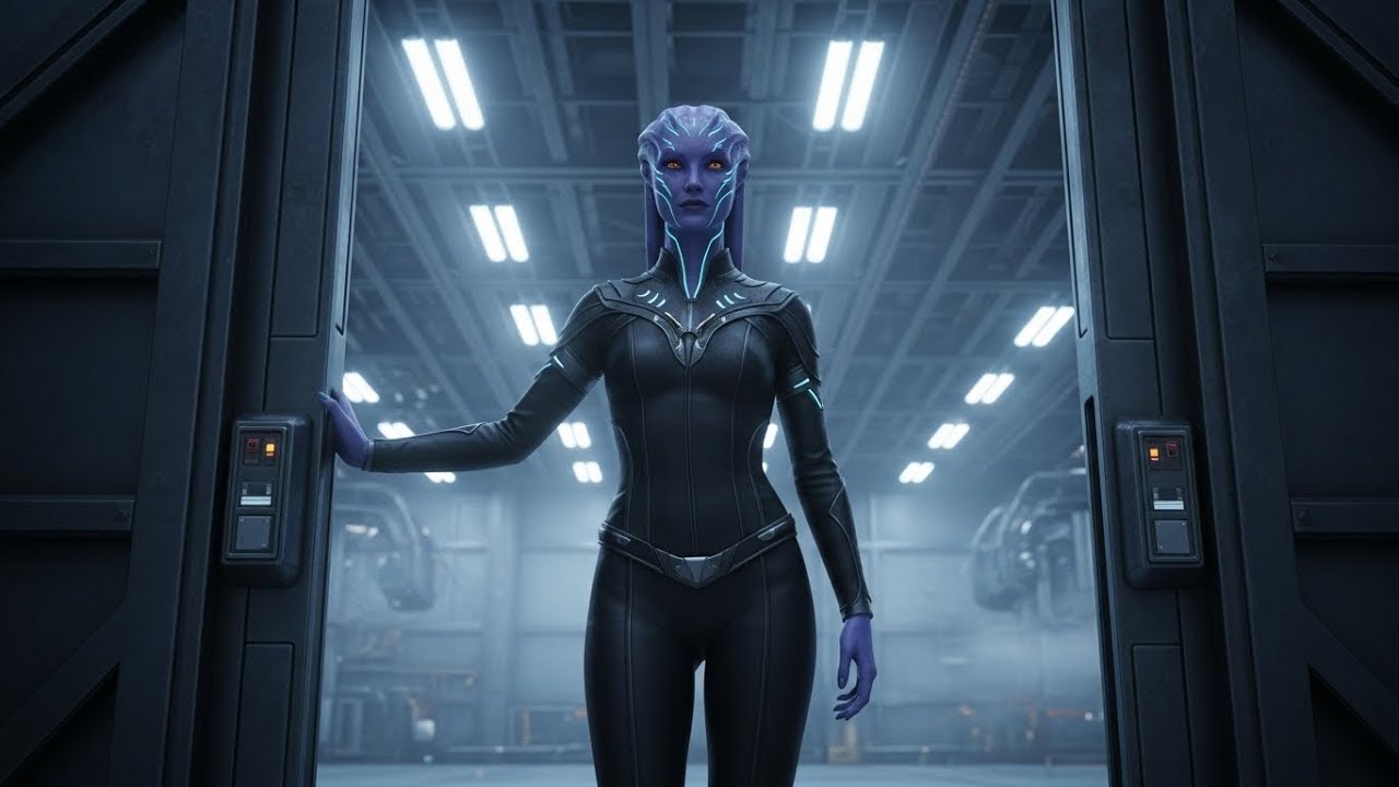 He flirted with his emotionless alien superior—six minutes later, she appeared at his hangar door