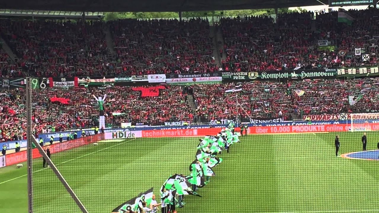Hannover 96 Alte Liebe / Einmarsch der Spieler / H96 vs Freiburg / 23.05.2015